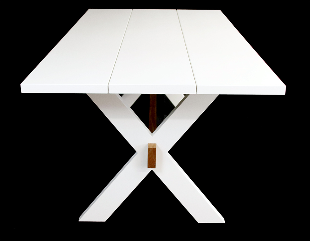 X Leg Dining Table